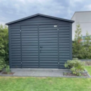 Modern kerti tároló 3,5x2 m BTX 7016 Antracit Matt | Ablak | Erősített szerkezet