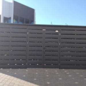Prémium kukatároló 5,00 x 5,00 m (25 m²) RAL 7016 Antracit Lamellás