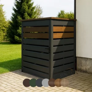 Moduláris szemeteskonténer [Változatok] 1 férőhelyes | BOX 1 modul (1x 1100l) | Lamellák | Profil