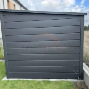 D203-3 Modern kerti tároló 2,3x2,3 m BTX 7016 Antracit Matt | Széles panel | Erősített szerkezet