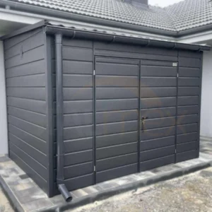 D214_1 webp Modern kerti tároló 3,5×2 m BTX 7016 Antracit Matt | Széles panel | Erősített szerkezet