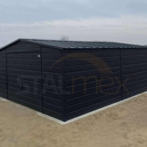 GK157_2 Mobilgarázs 5x6m BTX 7016 Antracit Matt | Billenő kapu | Széles panel | Erősített szerkezet